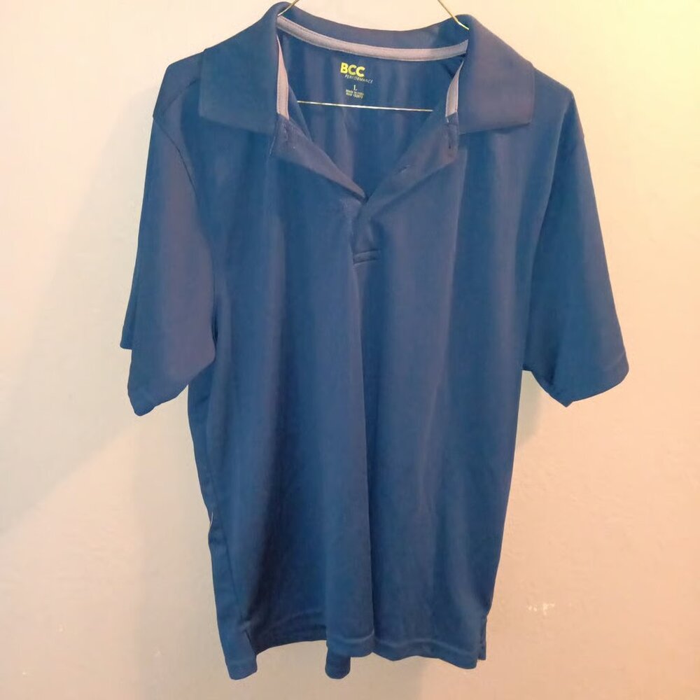 Men's large BCC performance Polo